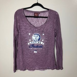 Indian Motorcycle Long Sleeve Graphic Tee Medium